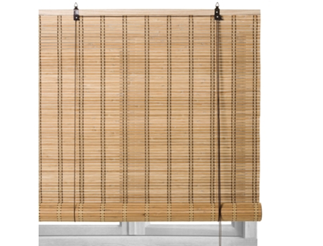 Estores Enrollables de Bambú Diseño Nórdico 140 x 180 cm Natural TIENDA EURASIA