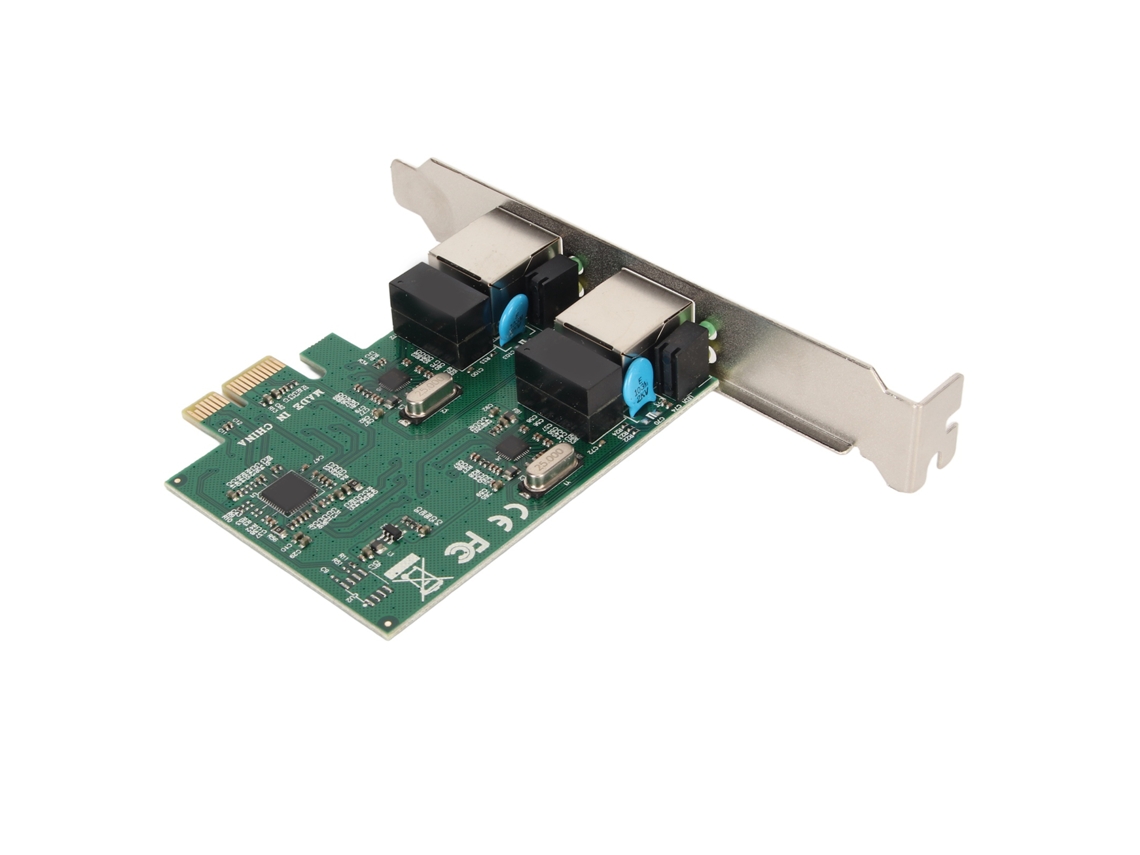 Placa De Rede Pcie De Porta Dupla Gigabit Rtl8111h Ethernet Para Windows E Linux