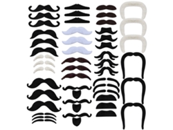 Halloween 48 Piezas Novedad Bigotes Falsos Para Presentación De Máscara CHRUI
