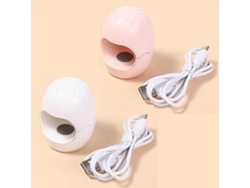 2 minilámparas de uñas, lámparas LED UV USB portátiles para esmalte en gel, uso doméstico y profesional, lámpara de fototerapia con forma de huevo GOKOCO