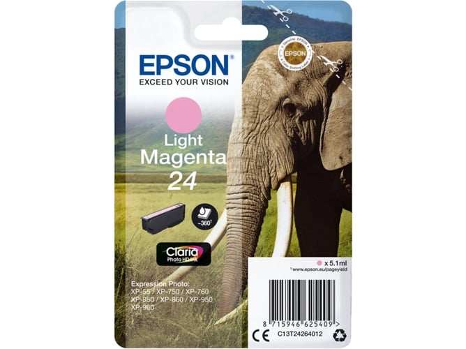Cartucho de tinta EPSON Epson 24 Magenta claro