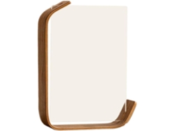 Marco de fotos de acrílico y madera de 15 cm, estilo herbario, con panel lateral Gokoco (6 pulgadas)