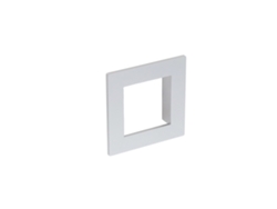 Tirador para muebles de Zamac con una distancia entre centros de 64 mm y acabado de aluminio barnizado mate, juego de 6 unidades HARDWAREXCHANGE