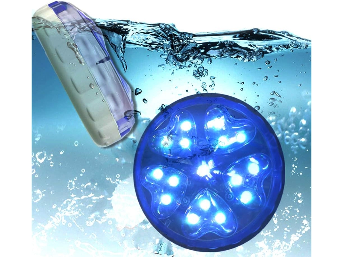 JILLIOPER Luz LED para Piscina Sumergible con Mando a Distancia, Luz de Ambiente Flotante para Bañera, Luz RGB Multicolor para Piscinas, Estanques y Spas