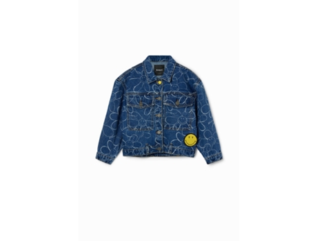 Chaqueta de Niña DESIGUAL Vaquera Ada Mezclilla Azul (9/10 Años)