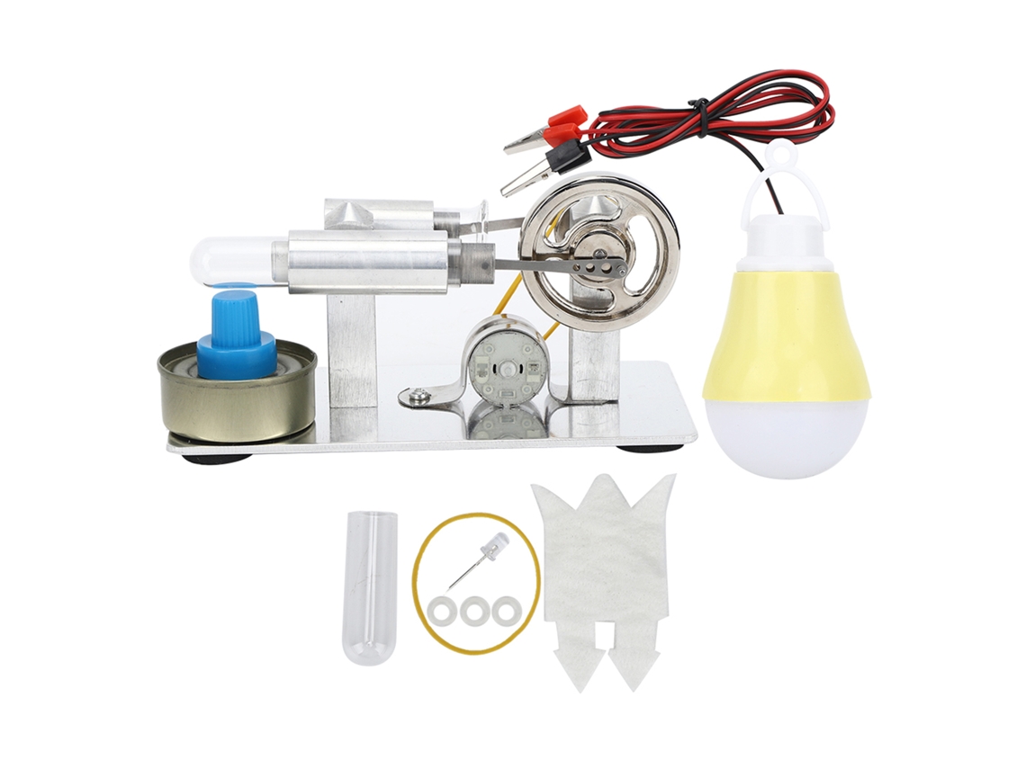 Mini modelo de motor de vapor, juguete DIY para niños, experimento físico educativo