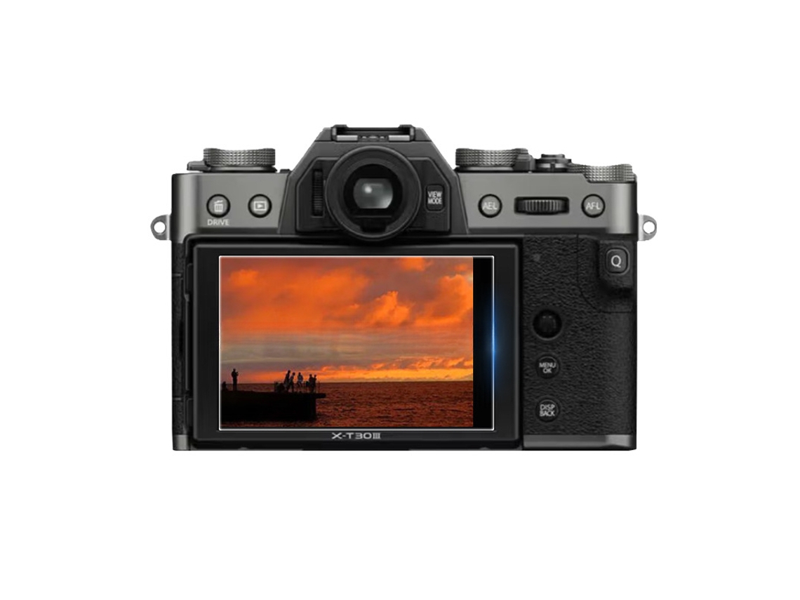Protector de pantalla para Fujifilm X t30 III, película protectora de vidrio templado con transparencia AR para cámaras CUICH (paquete de 3)