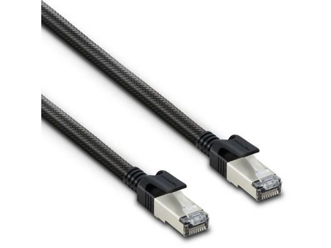 METRONIC Cable RJ45 Ethernet CAT8 macho/macho S/FTP 5m Negro