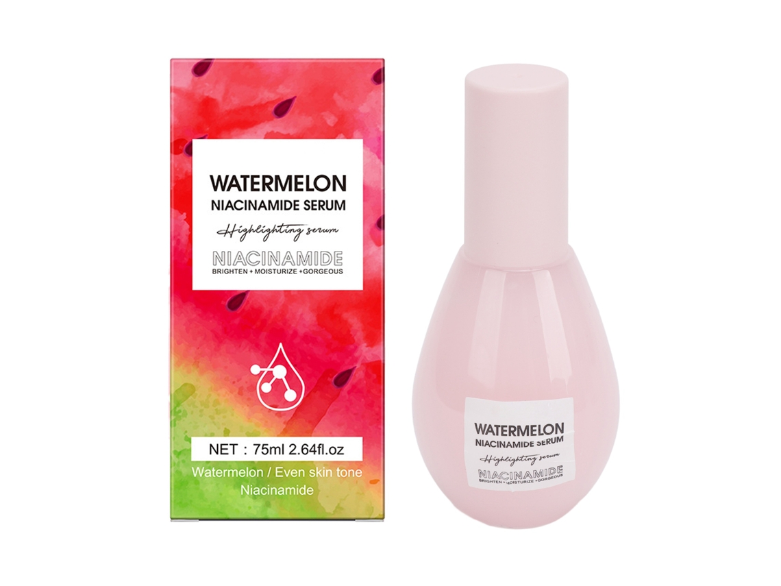 Crema facial hidratante iluminadora con niacinamida y sérum de sandía