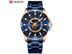 Reloj Casual Para Hombre (azul), Reloj De Cuarzo Resistente Al Agua Con Calendario, Correa De Acero Inoxidable, Reloj De Negocios.
