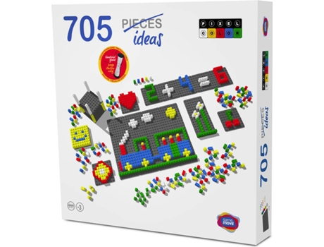 Juego de Mosaicos GAME MOVIL Pixel Color (Edad Mínima: 3 años - 705 piezas)