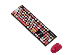 Teclado y ratón inalámbricos recargables para portátil Everley891