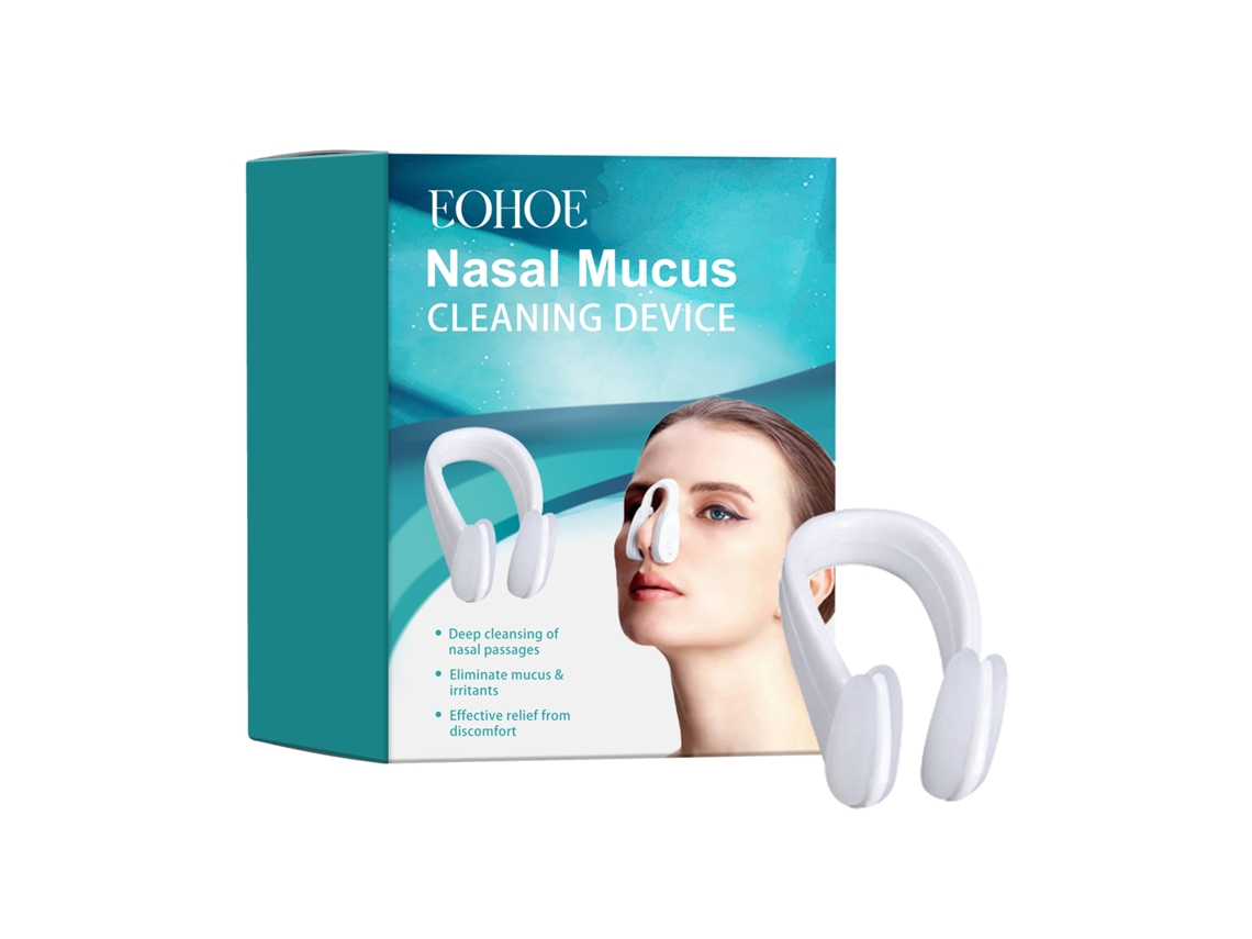 Dispositivo limpiador de mucosidad nasal para una limpieza profunda de las vías respiratorias y un mejor descanso.