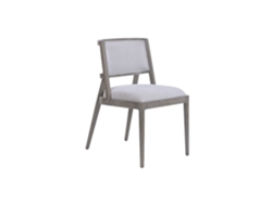 Silla de madera de fresno en poliéster, 50x62x81,5 cm, ALEXANDRA HOUSE LIVING