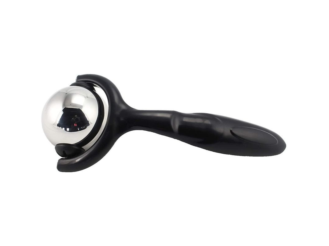 Pelota De Masaje Con Ruedas - Masajeador Ergonómico De Mano Con Compresión Fría/caliente, Acero Inoxidable, Alivio Del Dolor Muscular