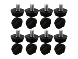 2026-16 Piezas Pies Ajustables De Mueble Niveladores Suaves Protector De Suelo M6 X 10 X 20mm