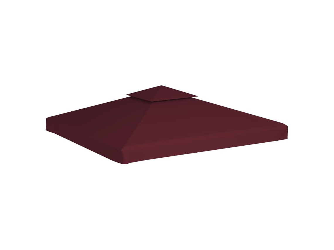 Cubierta para cenador de 2 capas, 310 g/m², 3 x 3 m, color burdeos, Wsd920724 Lovely Home