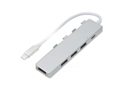 Usb-c Hub 5 Puertos 5gbps Usb3.0 Docking Station Para Pc Laptop Teléfono