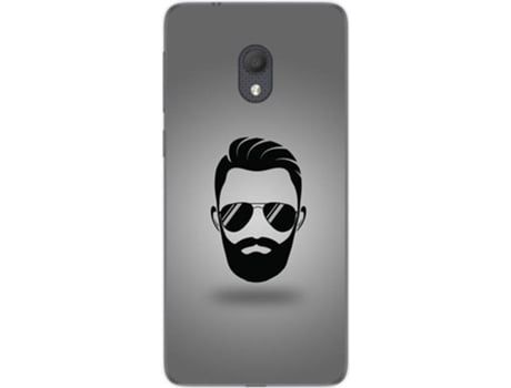 Carcasa Alcatel 1C (2019) TUMUNDOSMARTPHONE Barba Multicolor