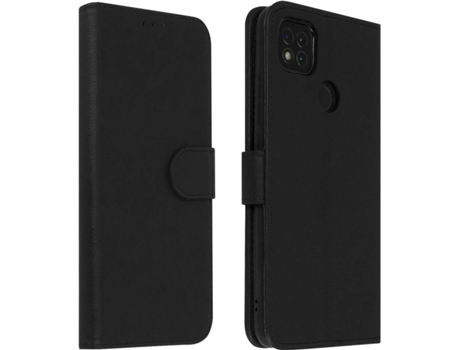 Funda Xiaomi Redmi 9C AVIZAR Libro Billetera Negro