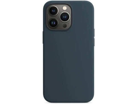 Carcasa para iPhone 13 Pro Max MISTERCAPAS Piel Azul Marino