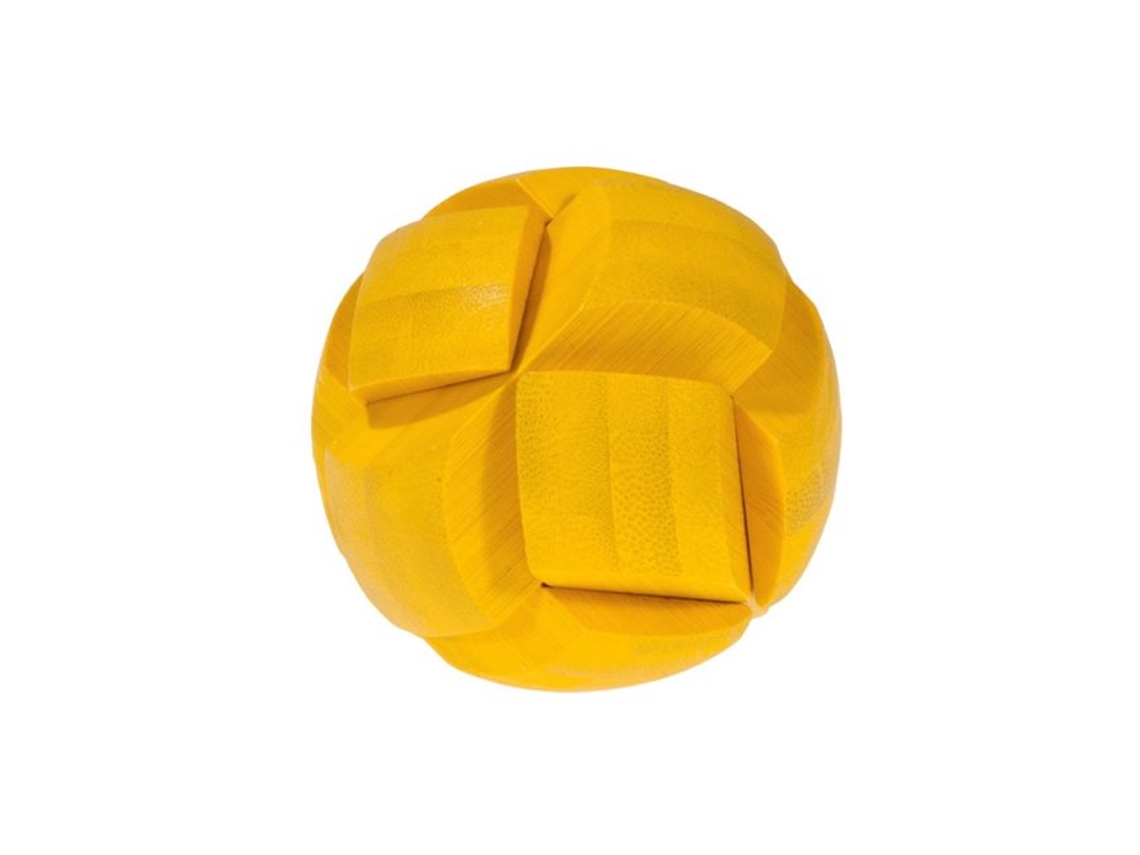 Puzzle FRIDOLIN (Madera - Amarillo - 9 x 9 x 9 cm)