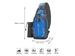Mochila Bandolera Unisex Para Viajes, Deportes, Camping, Bolso De Hombro, Mochila Cruzada