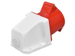 Enchufe Industrial De Latón Cee Para Montaje En Superficie Ip44, Rojo, 220-380v 240-415v