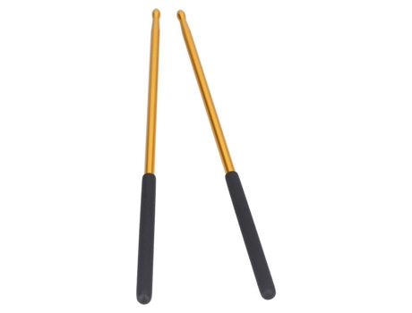 Accesorio de instrumento musical de baquetas de aluminio antideslizante con agarre antideslizante