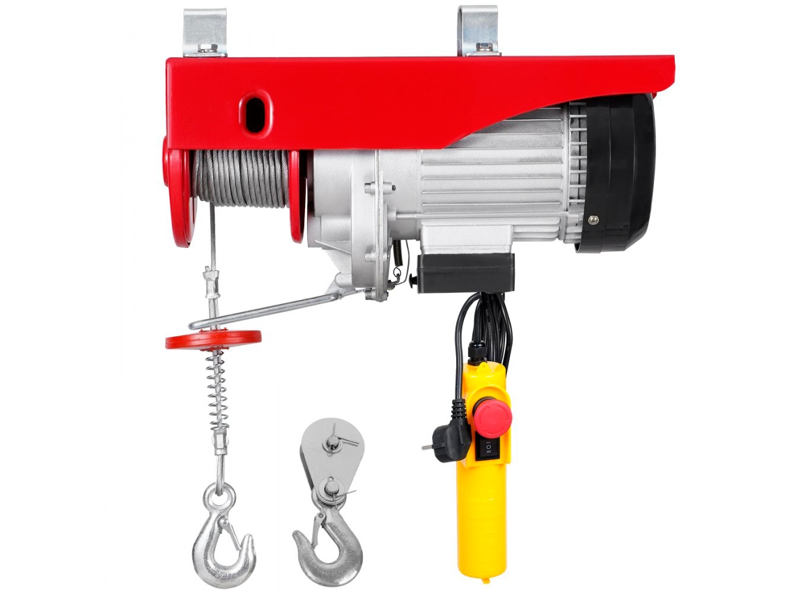Cabrestante Eléctrico de 400 kg con Control Remoto Tekmaquinas