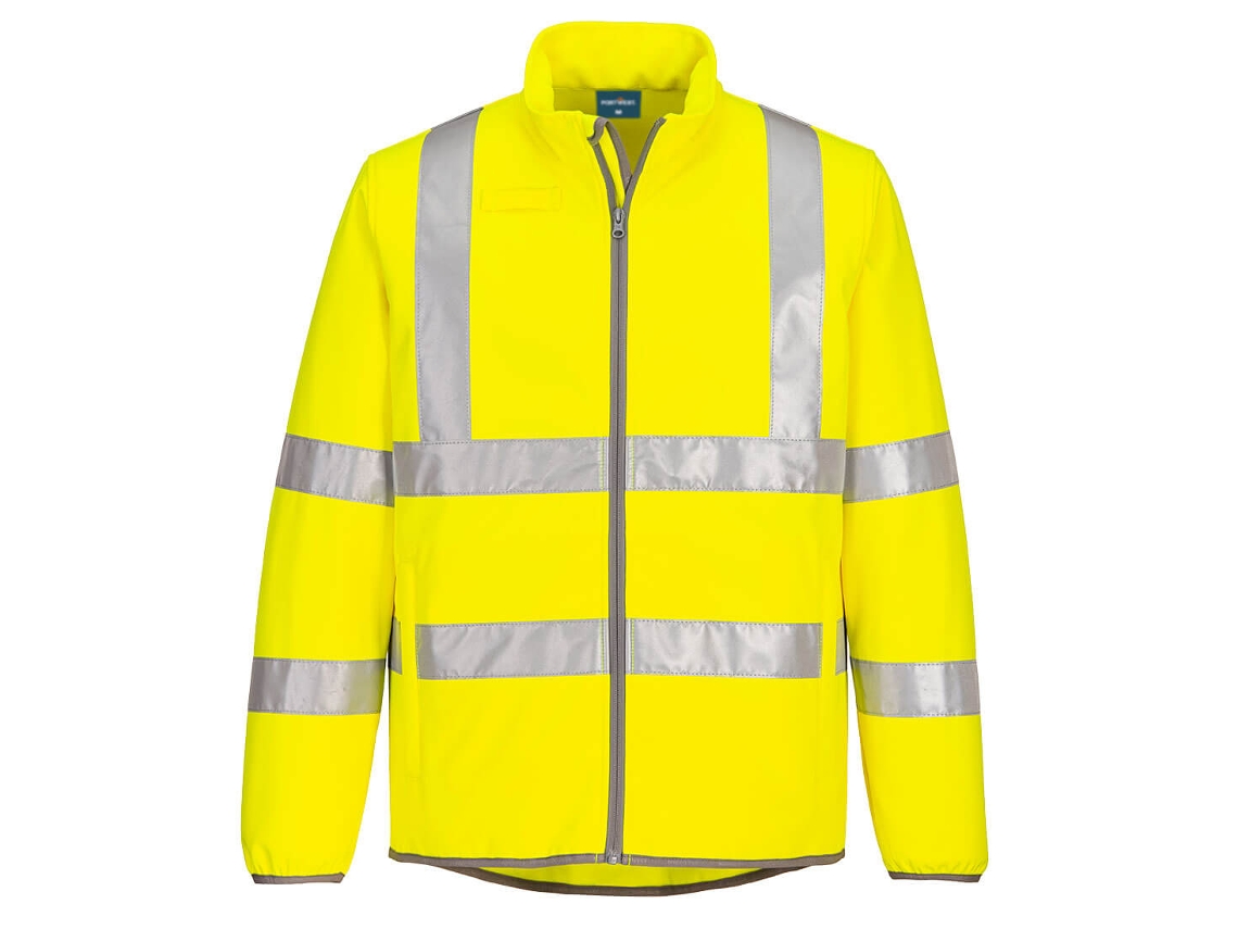 Chaqueta Softshell De Alta Visibilidad Ecológica - Dos Capas Amarillo / Xxl