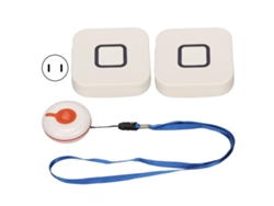 Localizador Inalámbrico Para Cuidadores, Botón De Llamada, Monitorización De Ancianos, Sistema De Alerta Para Enfermeras, Enchufe Estadounidense, 100-240 V.