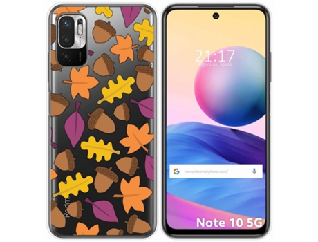 Carcasa Xiaomi POCO M3 Pro 5G TUMUNDOSMARTPHONE Dibujos Transparente Multicolor
