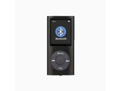 MP3 YIZHOOD (Sin tarjeta)Portátil con pantalla LCD de 1,8 Soporte de radio FM Tarjeta TF negro