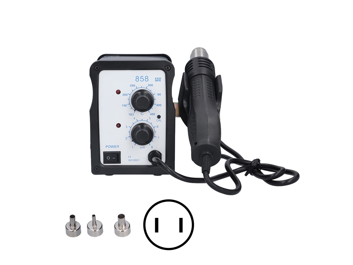 Estación De Soldadura Y Retrabajo Smd Con Pantalla Led Digital Y Aire Caliente, Enchufe Usb, 110 V, 700 W