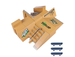 Kit De Rampas Para Patineta De Dedo Piezas De Skate Park Entrenamiento Duradero Props Ultimate