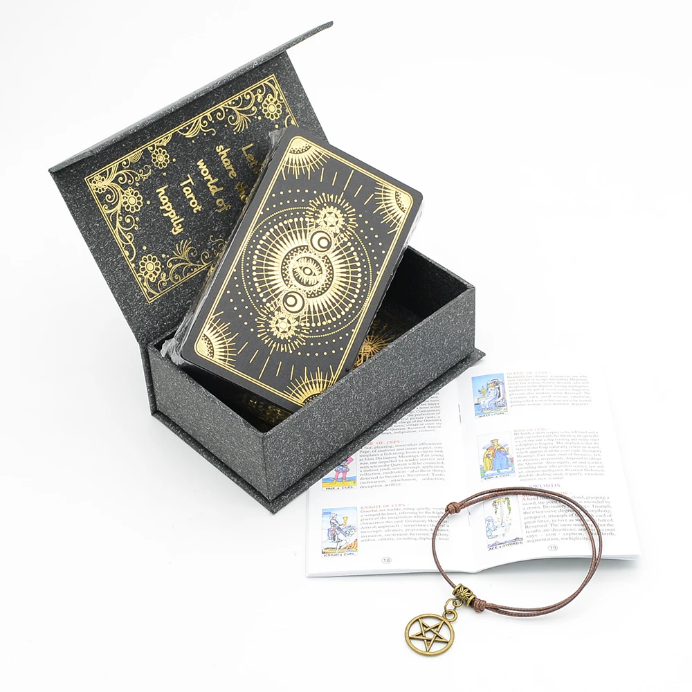 Cartas Del Tarot, Juegos De Cartas, Cartas De Adivinación, Coleccionables, Impermeables Y Resistentes Al Desgaste.