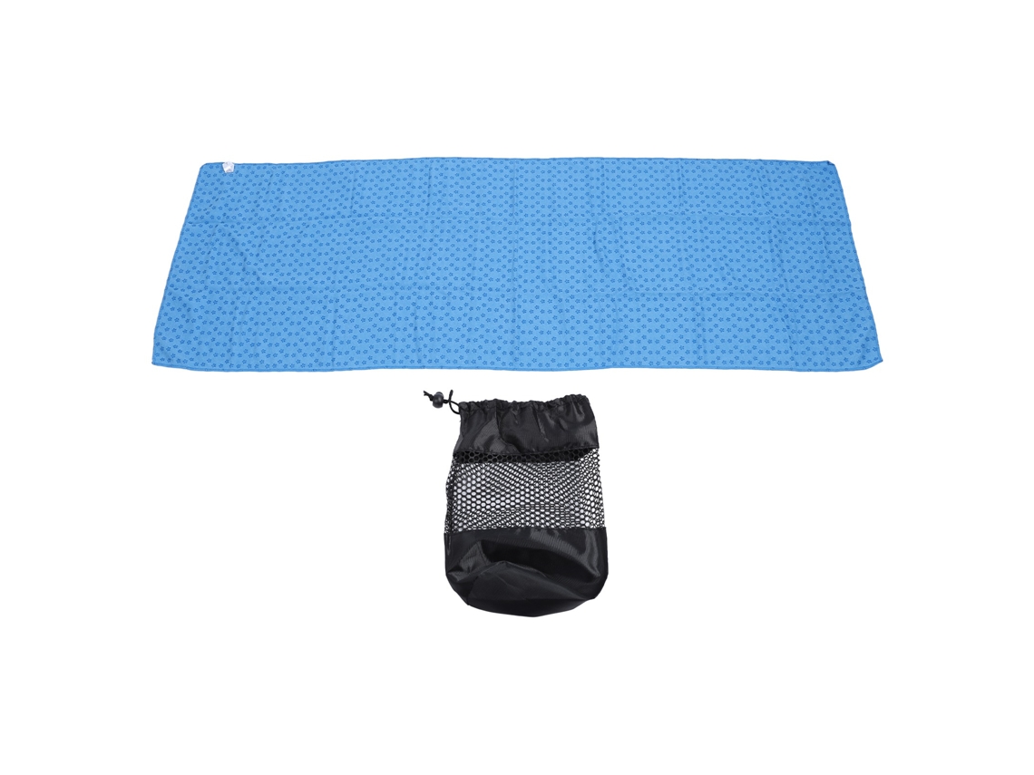 Toalla De Pilates, Microfibra Gruesa, Alargada, Antideslizante, Absorbente, Resistente A Las Arrugas, Para Uso Diario, Azul.