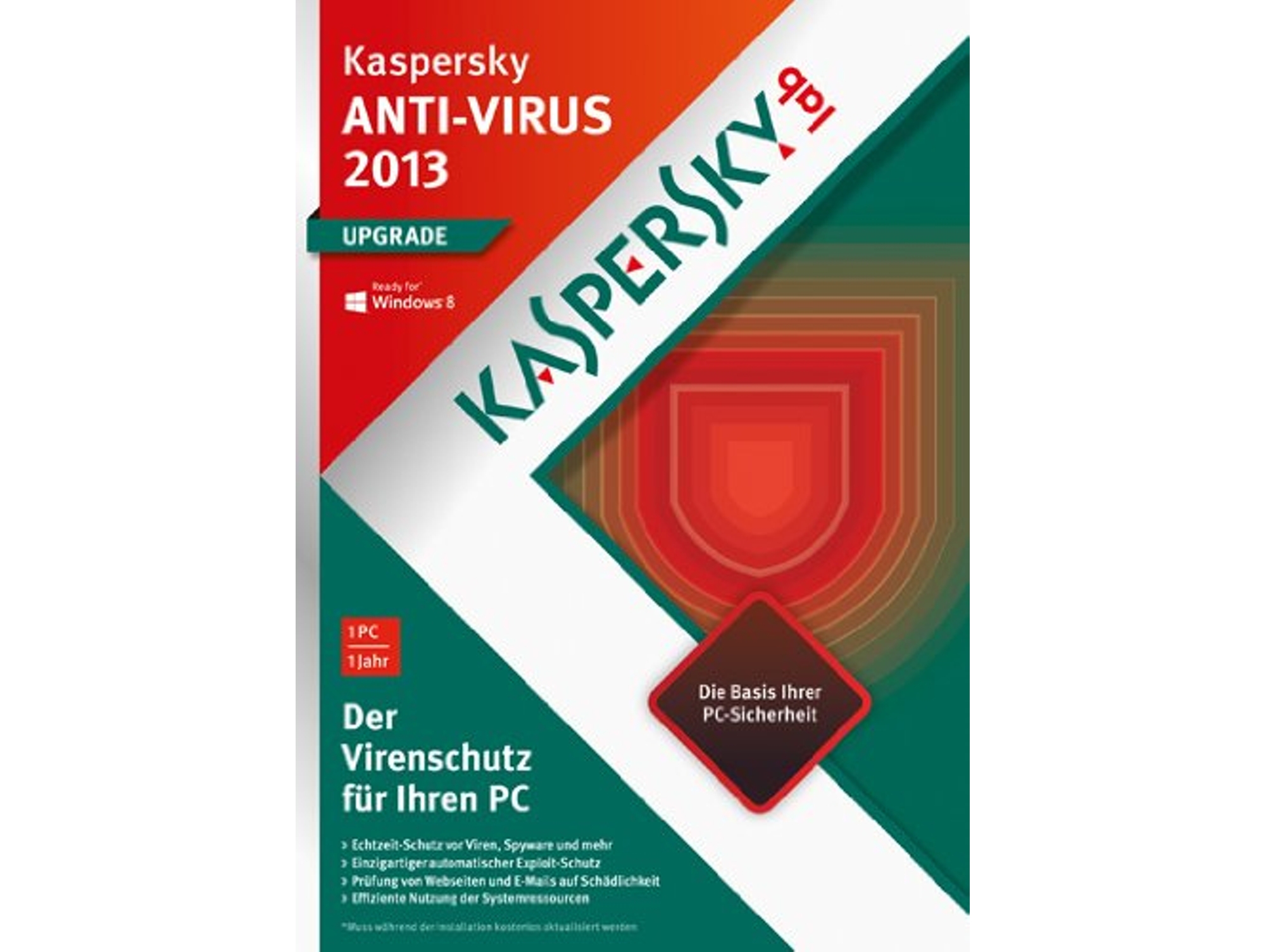 Software de seguridad Antivirus KASPERSKY ANTIVIRUS 2013 3LI