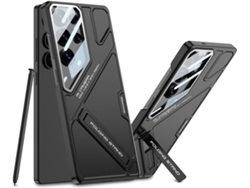 Funda Para Samsung Galaxy S25 Ultra, Funda Delgada De Policarbonato Rígido Con Soporte - Negra