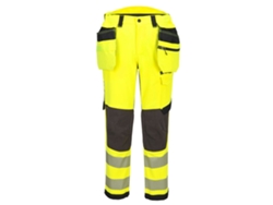 Pantalón Alta Visibilidad Ev4 Elástico Clase 2 | Funda Desmontable Amarillo/negro / 34