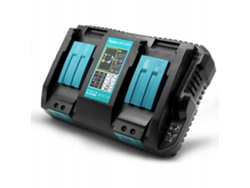 Cargador doble DC18RD – LED 4A | 100–240 V | Compatible con baterías Makita de 7,2 V a 18 V
