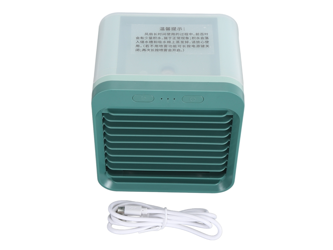 Vaporizador portátil recargable USB de 5000 mAh, color verde lago.
