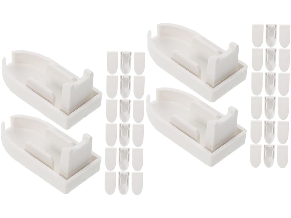 40 Piezas Gancho Tapón Poste Reutilizable Tapones Plástico