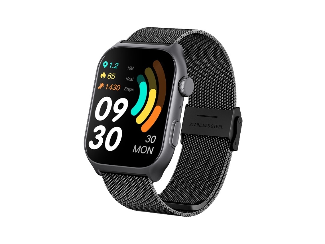 Reloj Inteligente Seguimiento de Ejercicios Ritmo Cardiaco / Monitor de Sueño / Podómetro / Calorías Múltiples Modos Deportivos Negro YEMAESRE