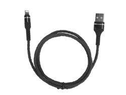 Cable De Datos Trenzado De Denim De Carga Rápida 3a, Multifunción Usb Para Ios