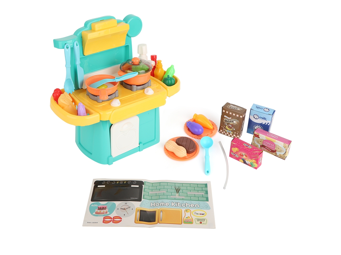 Juego De Cocina Infantil Con Utensilios De Simulación, Escenarios De Juego De Cocina, Tipo B
