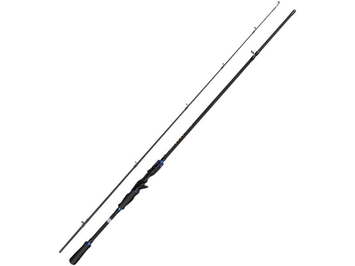 Caña De Pescar Mar, Con Fija, Casting Fibra Carbono 1,8 M, Adecuada Para Señuelos 8 A 20 G, Río, Lago, Esta...
