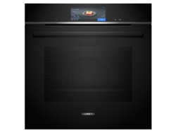 Horno Multifunções SIEMENS Hb778G3B1 (71 L -  59,4 cm - Hidro + Pirolítico - Negro)