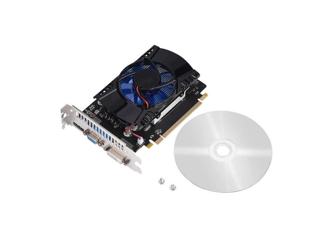 Tarjeta Gráfica De Juego 128 Bit Pci-e Hd7670 4g Gddr5 Con Ventilador De Refrigeración